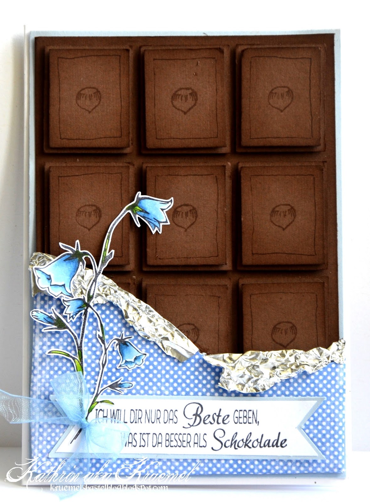 Kruemels Bastel-Blog: Schokoladenkarte
