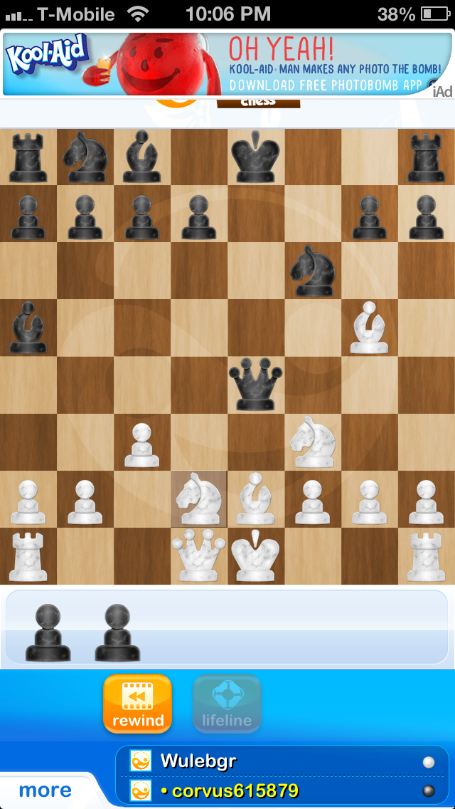 Chess Skills Correspondence Chess on the iPhone