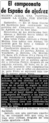 Final del XI Campeonato de España Individual de Ajedrez en Mundo Deportivo, 28 de junio de 1946