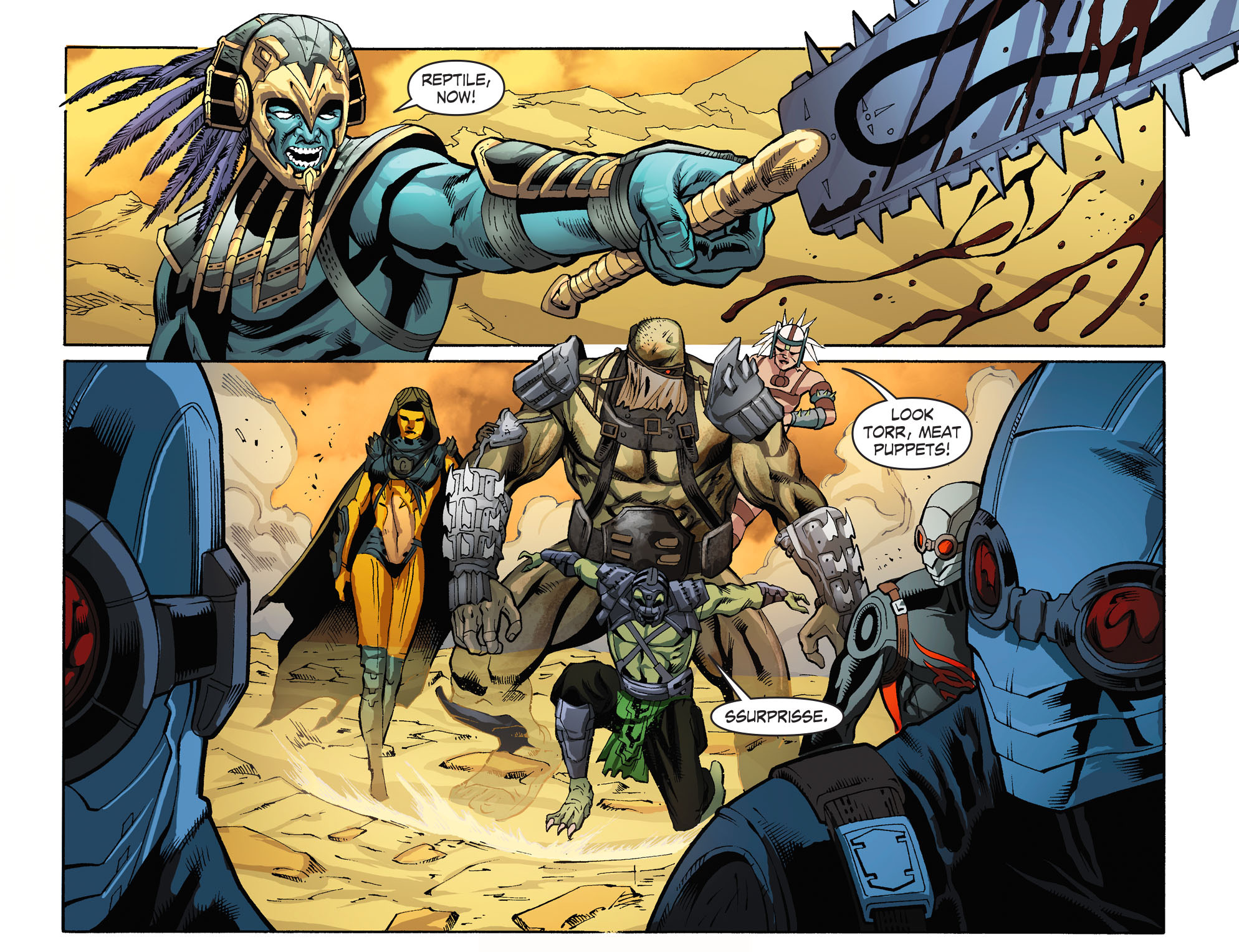 Read online Mortal Kombat X [I] comic -  Issue #8 - 19