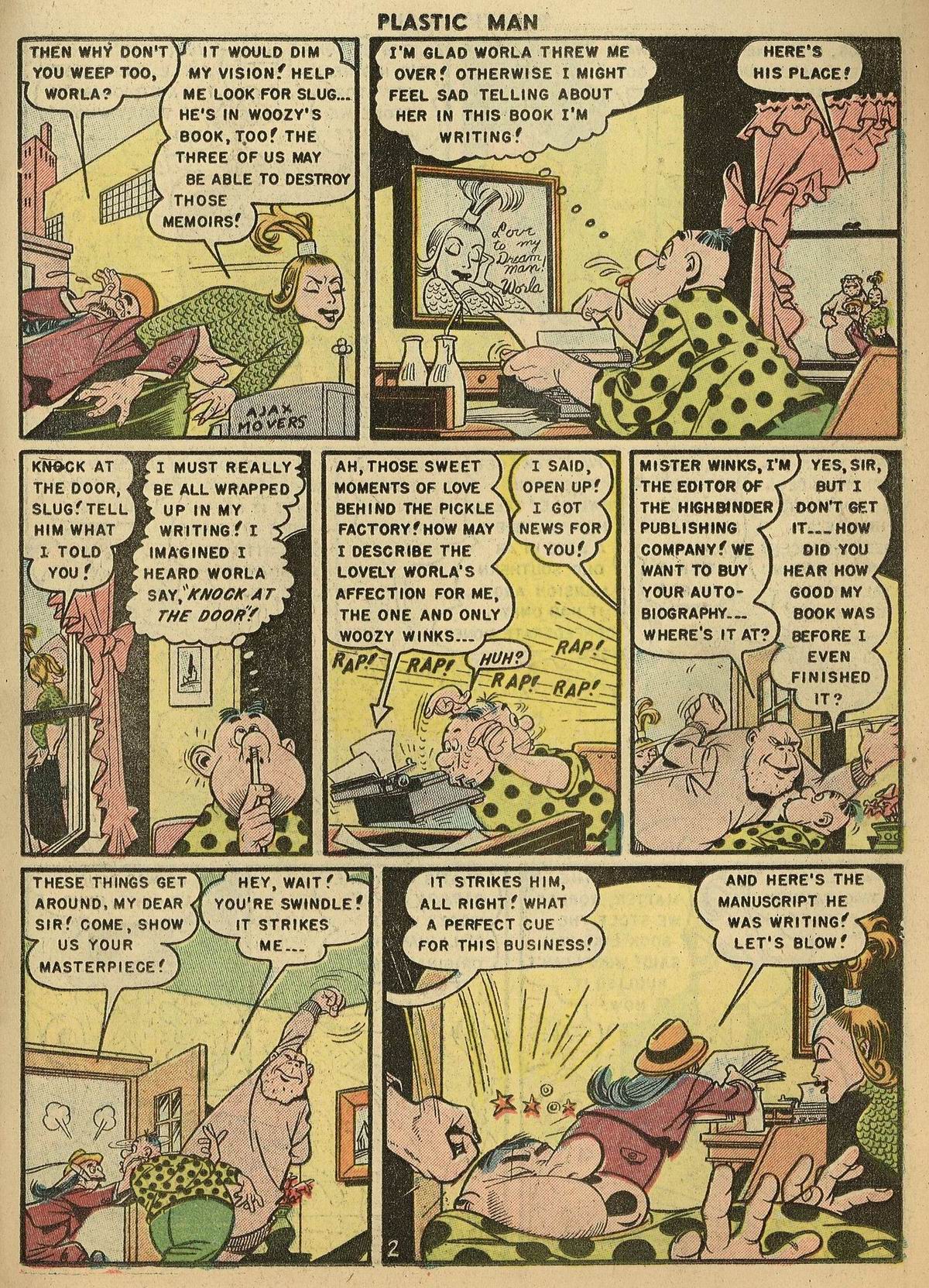 Read online Plastic Man (1943) comic -  Issue #56 - 15