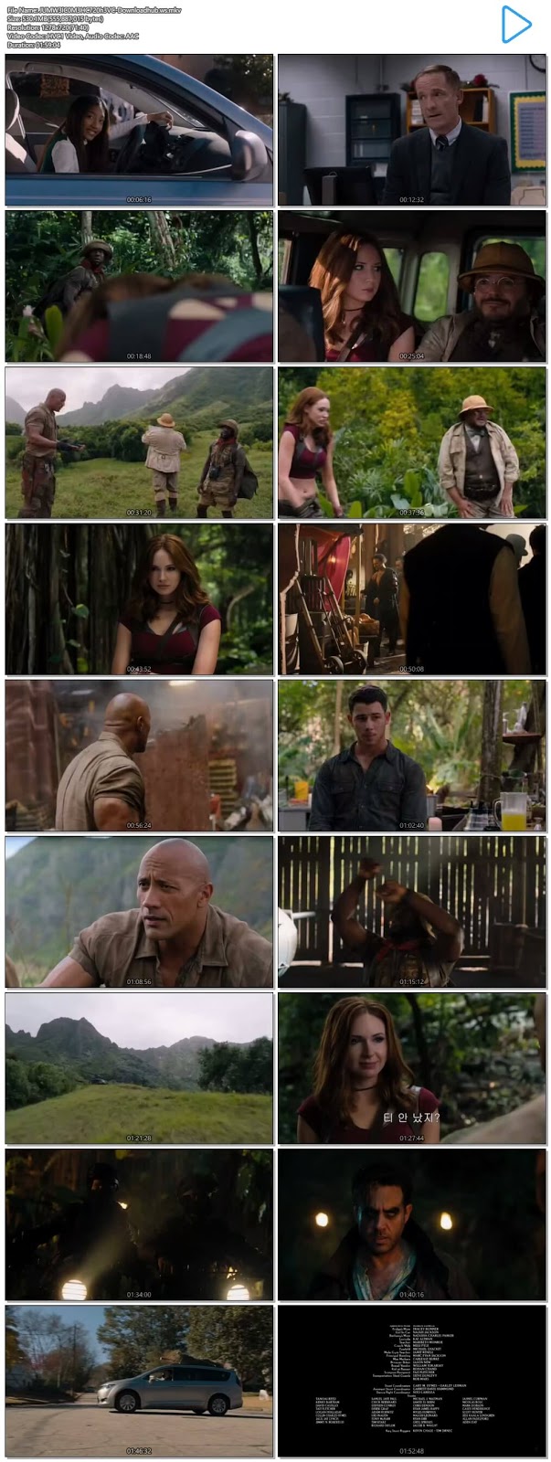 Jumanji Welcome to the Jungle 2017 Hindi Dual Audio 720p HEVC HC HDRip Download