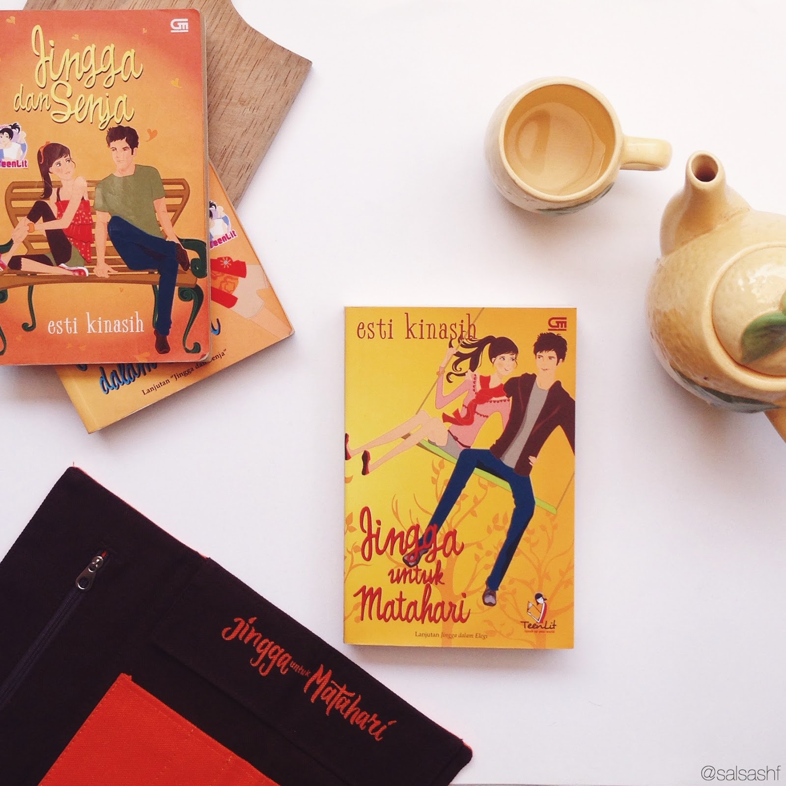 Review Buku Jingga untuk Matahari Esti Kinasih salsa·shf