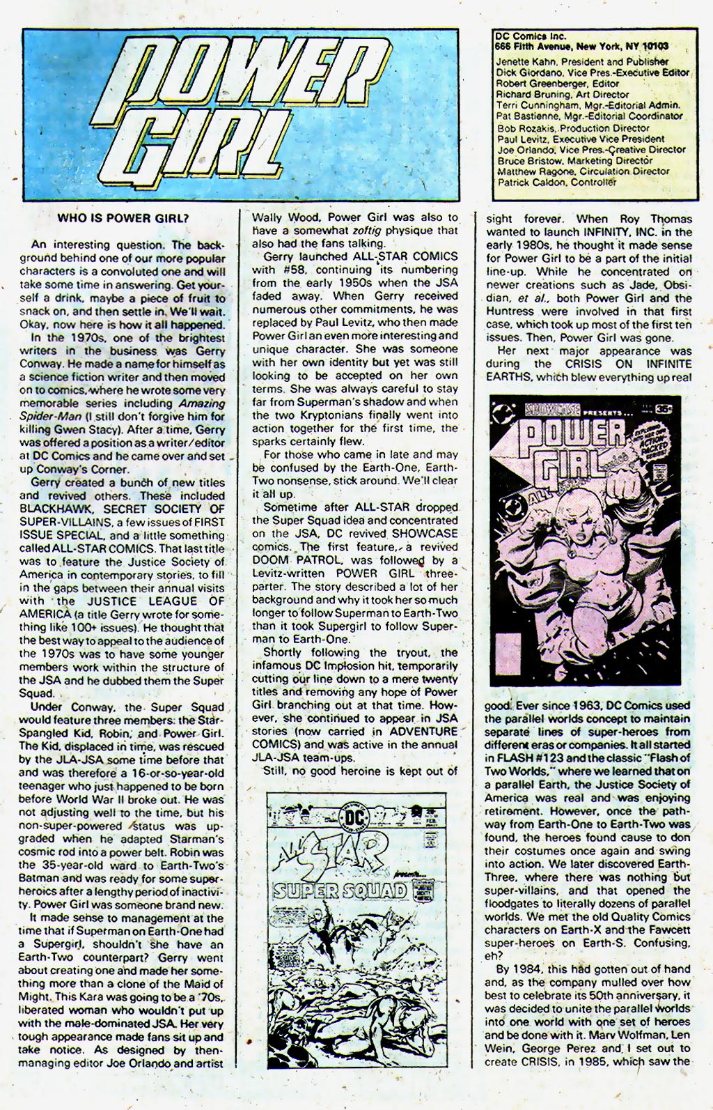 Read online Power Girl (1988) comic -  Issue #1 - 24