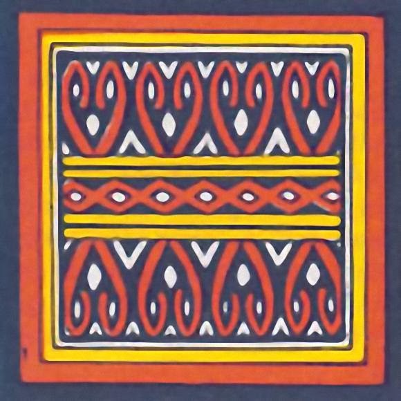 Gambar Pola Hiasan Toraja Motif Paqsulan Sangbua Gambar Pola Hiasan Toraja Motif Paqsulan Sangbua