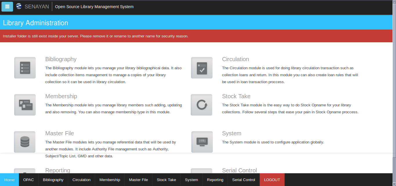 Open source libraries. Open source libraries