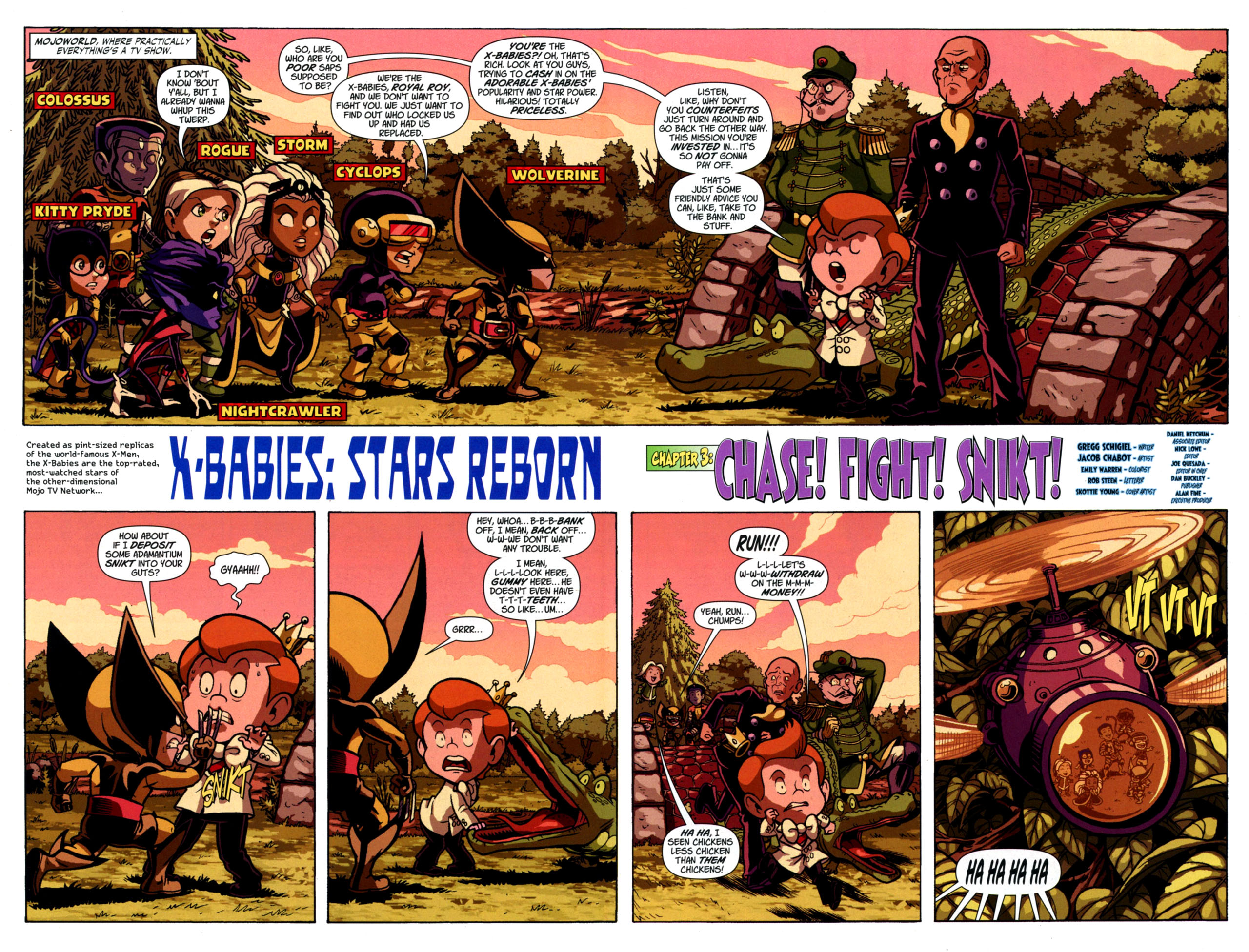 Read online X-Babies comic -  Issue #3 - 4