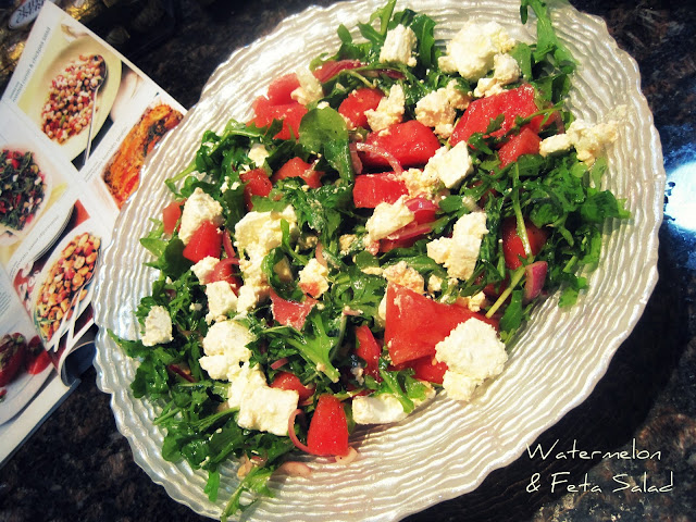 Watermelon and Feta Salad, #recipe, recipe, Natasha in Oz