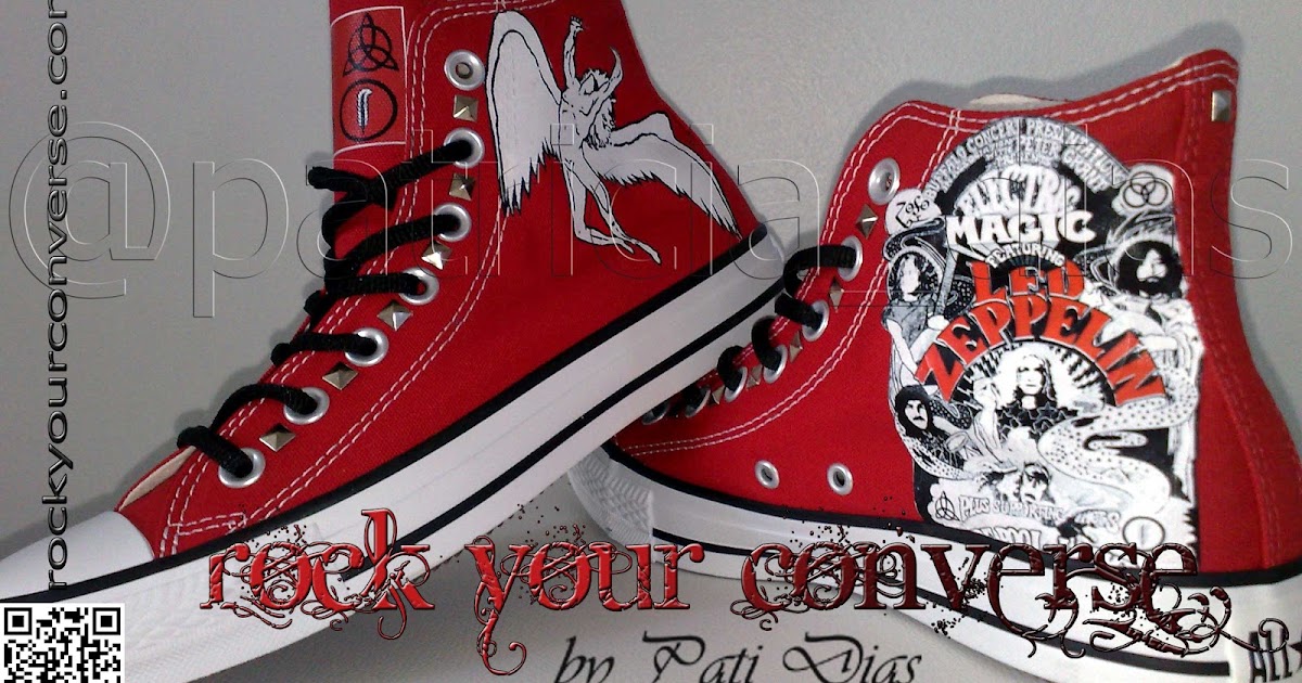 led zeppelin converse shoes