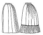 Tfirah: 1880s Book Dress - VI: Working on the Skirt