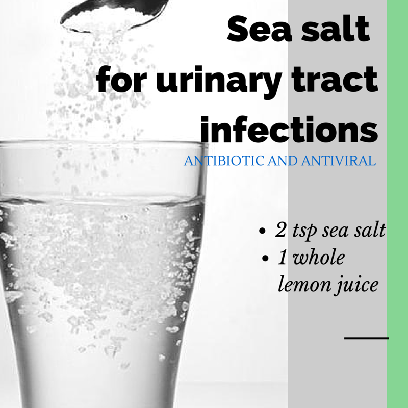 Ted's Sea Salt Remedy for UTI Home Remedies for Bladder Infection And