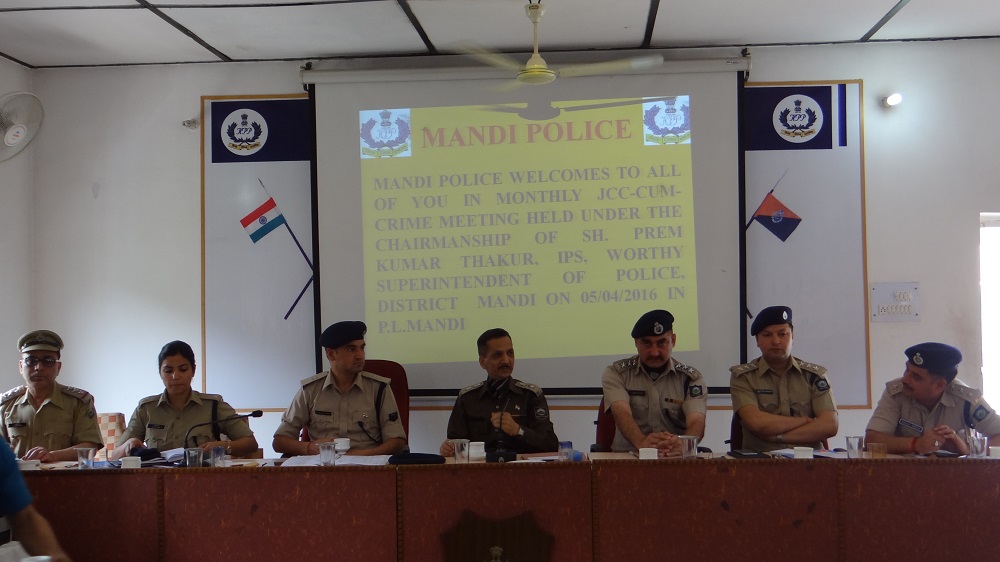 Mandi Police Monthly Joint Consultancy Committee Cum Crime Meeting