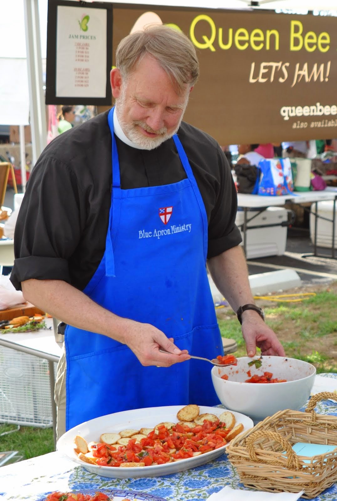 Father Andy Anderson, Episcopal priest and wannabe chef