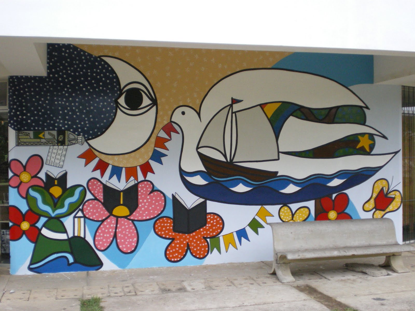 Blog du peintre Francisco Rivero Une nouvelle peinture murale au