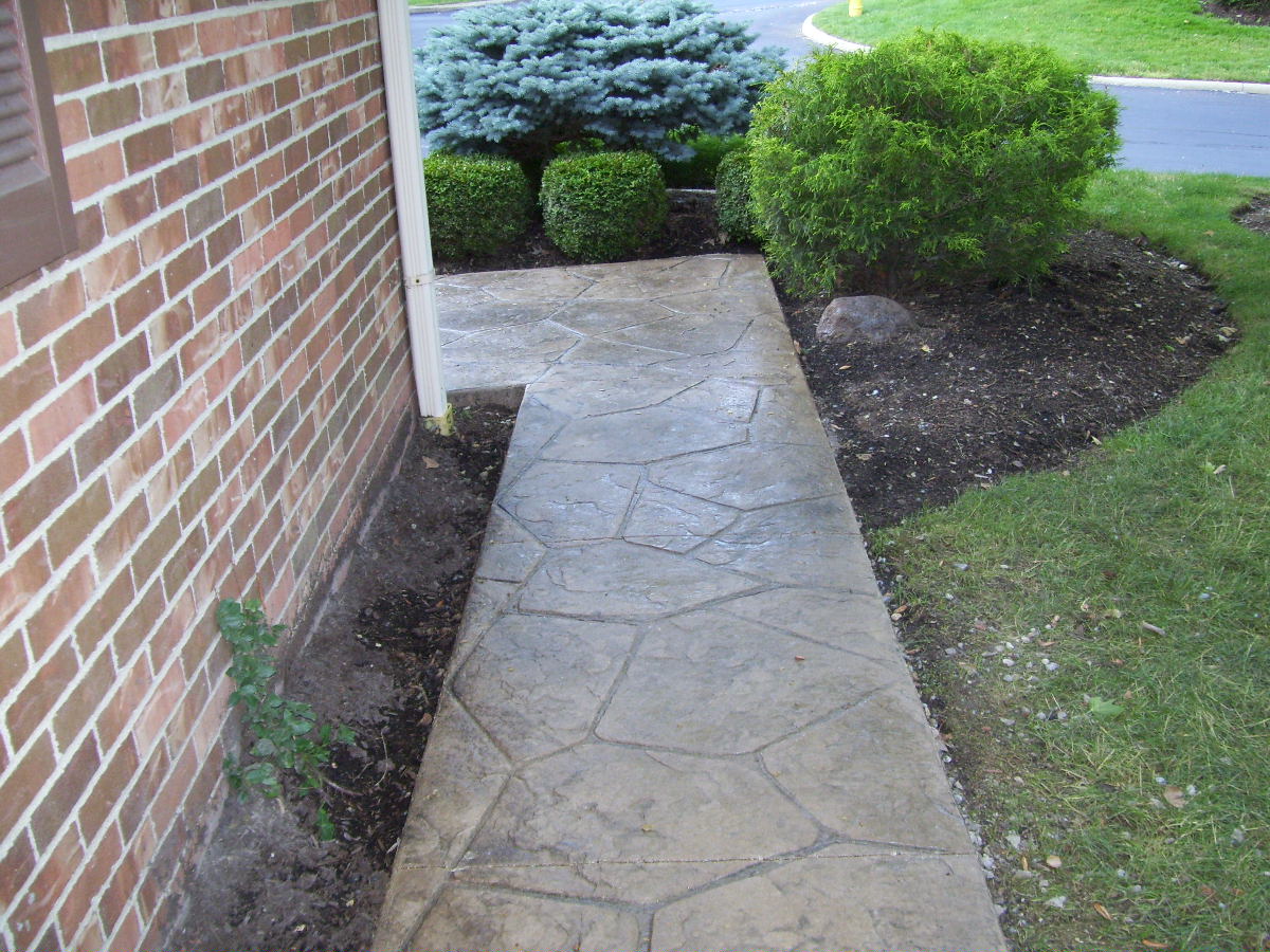 Collecting My Thoughts: Our new sidewalk