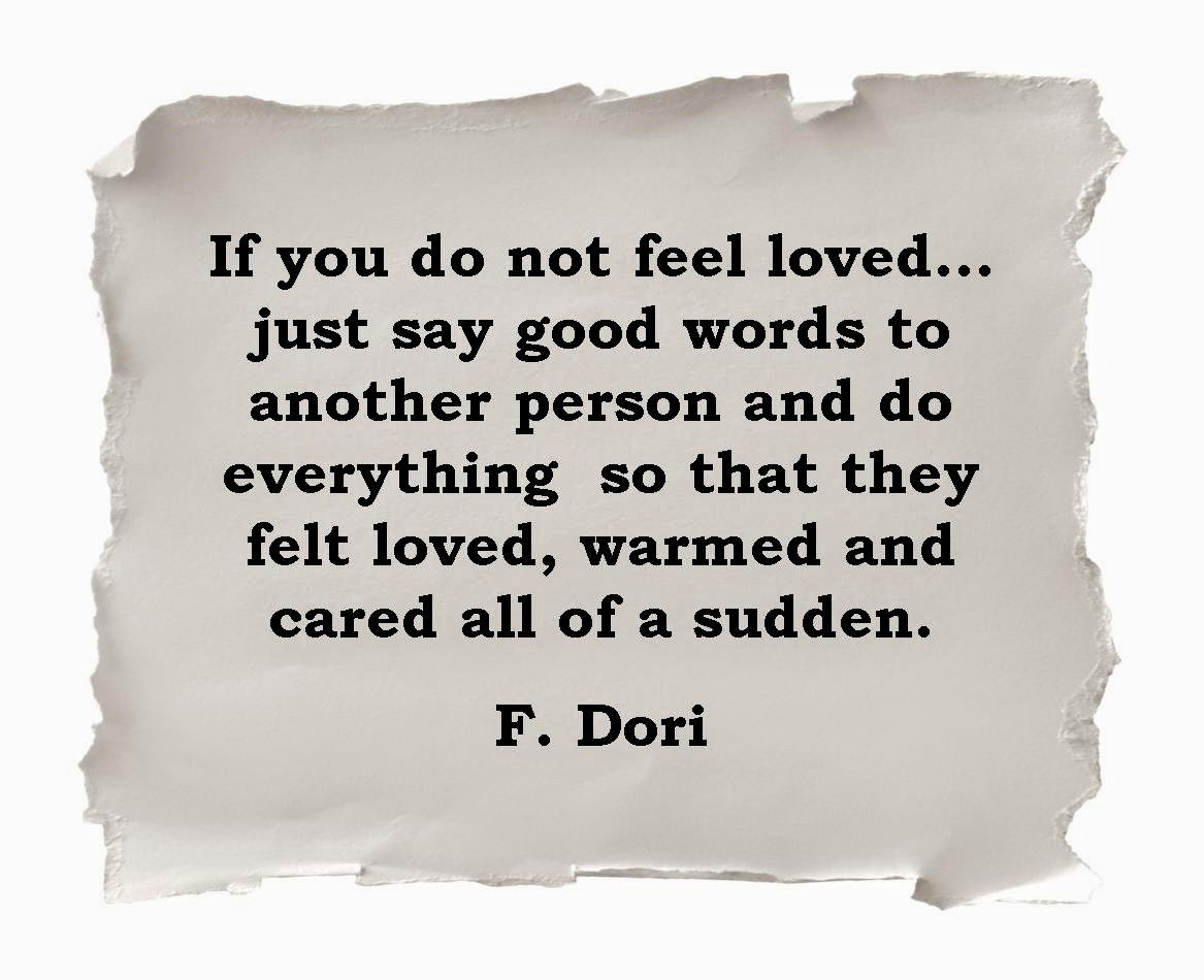 Natalia LevisFox and Fast Solutions Quote about not feeling loved