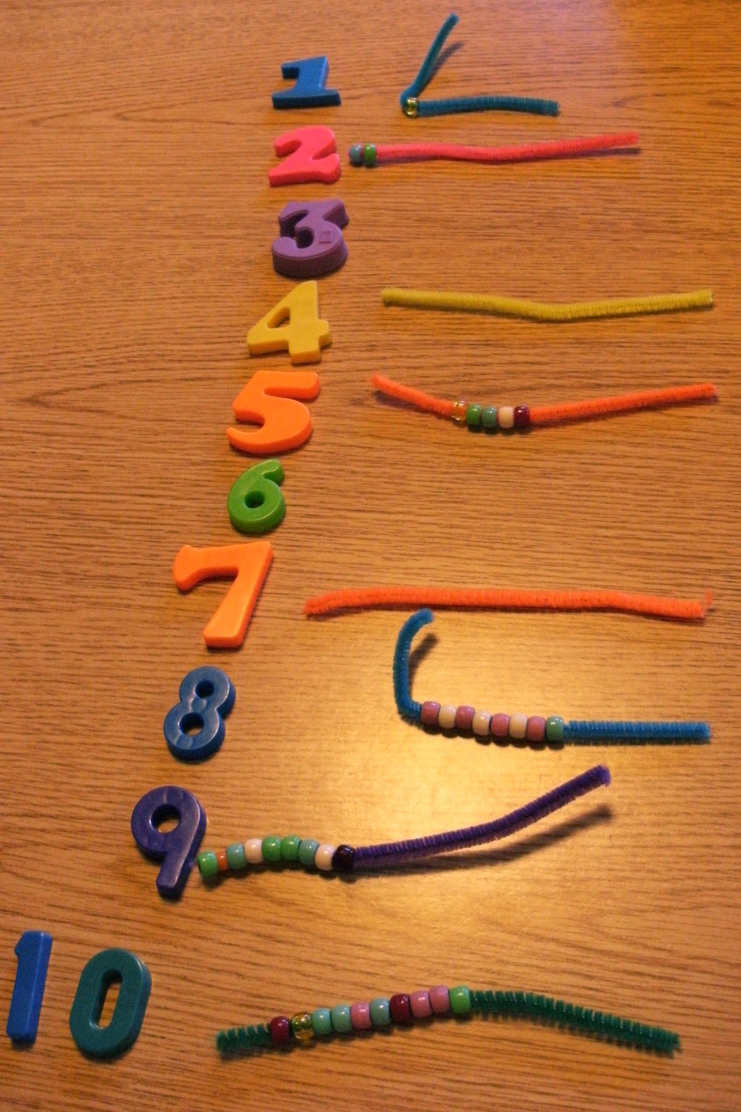 Ms. Sara's Preschool Blog Counting Beads