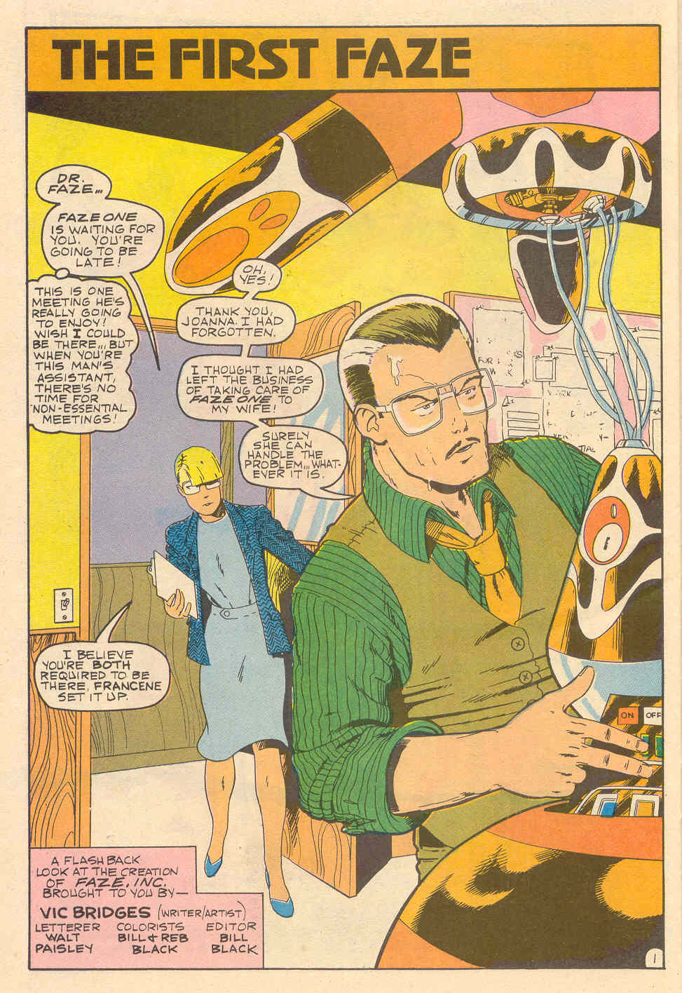 Read online Faze One Fazers comic -  Issue #1 - 23