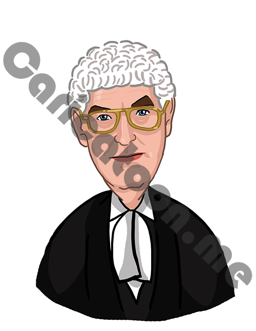 The Judge Caricature
