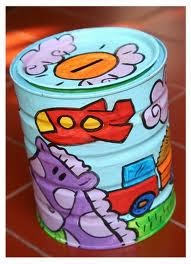 Cara Membuat Celengan dari Kaleng Bekas - Kumpulan Ide