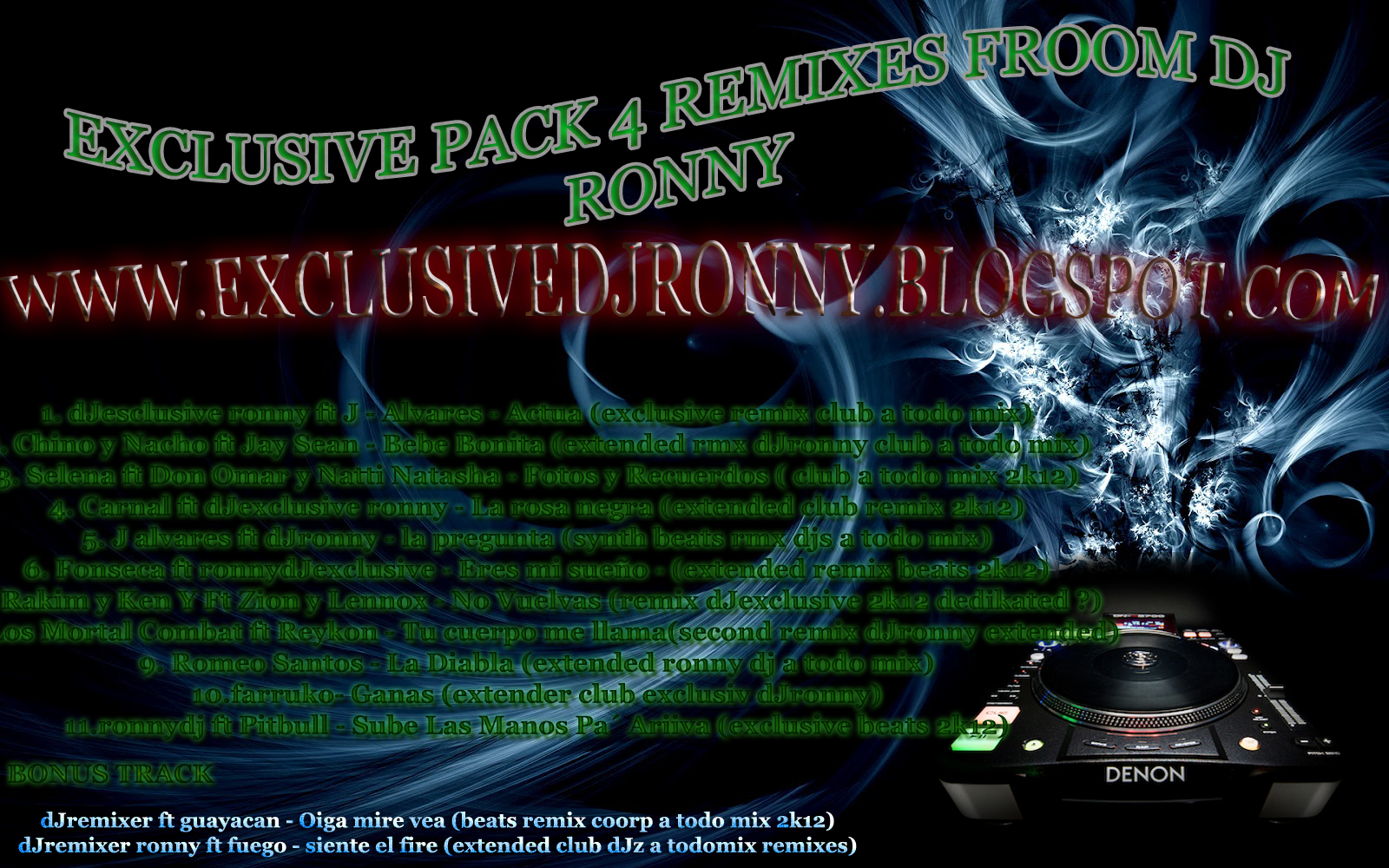 PACKS REMIX DJ RONNY