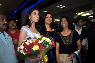  Miss Asia Pacific World 2012 Himangini Singh Yadu First Look at Airport