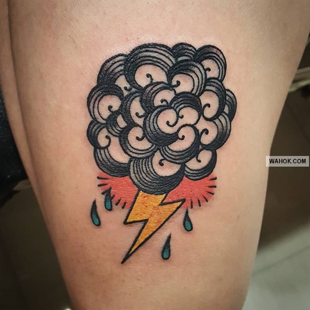 Gambar Tattoo Awan, Payung Dan Petir Kilat Terbaru Paling Keren Gambar Tattoo Awan, Payung Dan Petir Kilat Terbaru Paling Keren