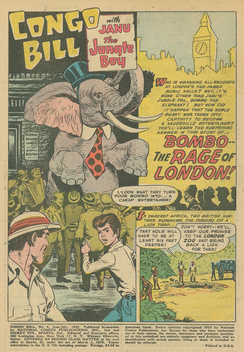 Read online Congo Bill comic -  Issue #6 - 3