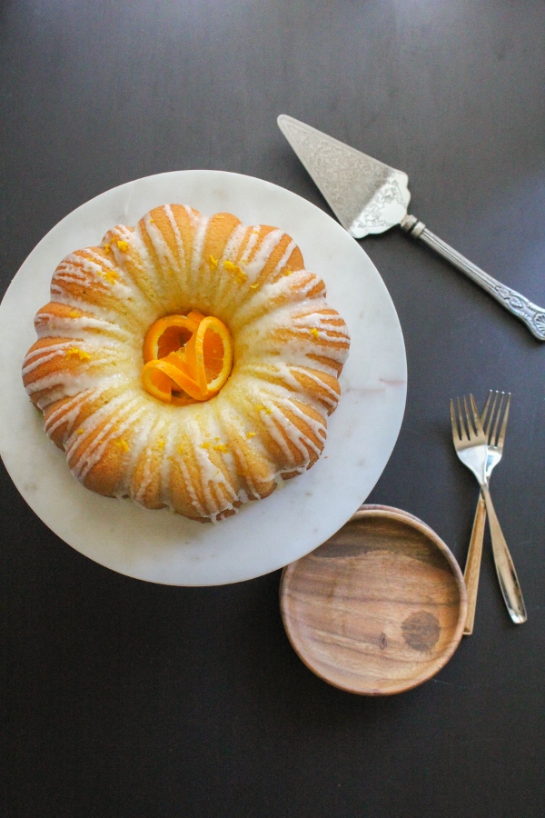 Simple Glazed Orange Bundt Cake | The Chef Next Door