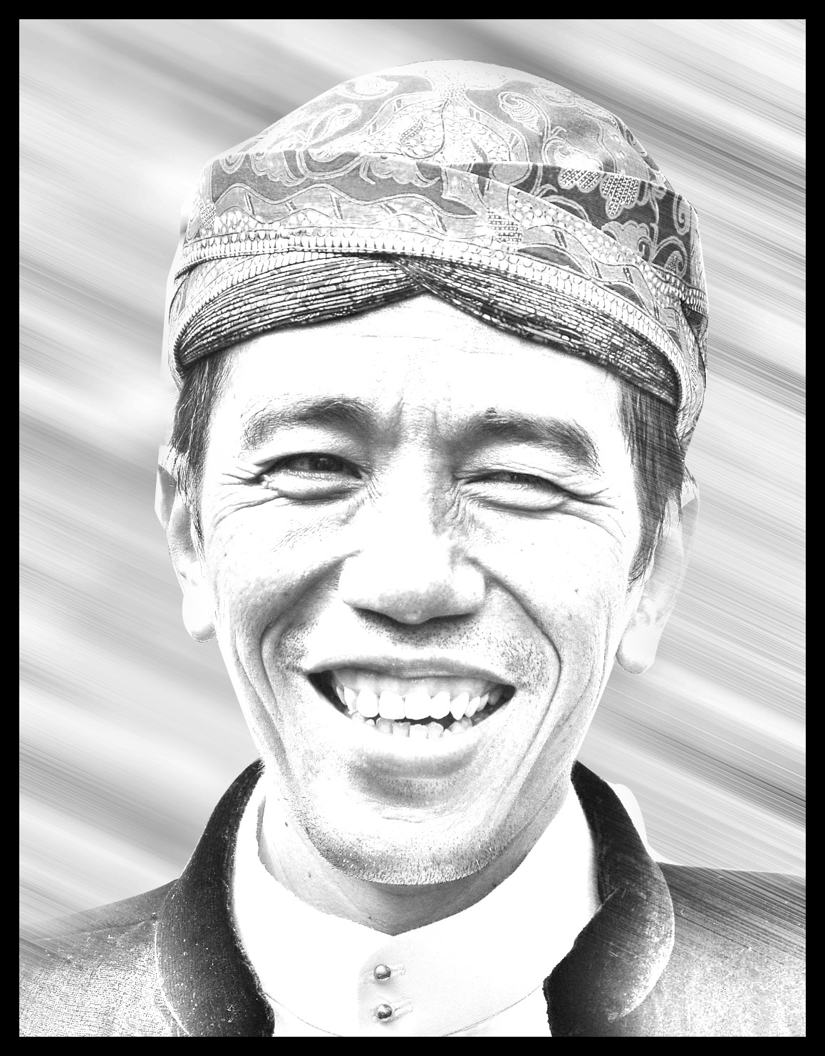 Mewarnai Gambar  Sketsa  Wajah Pak Jokowi  Terbaru KataUcap