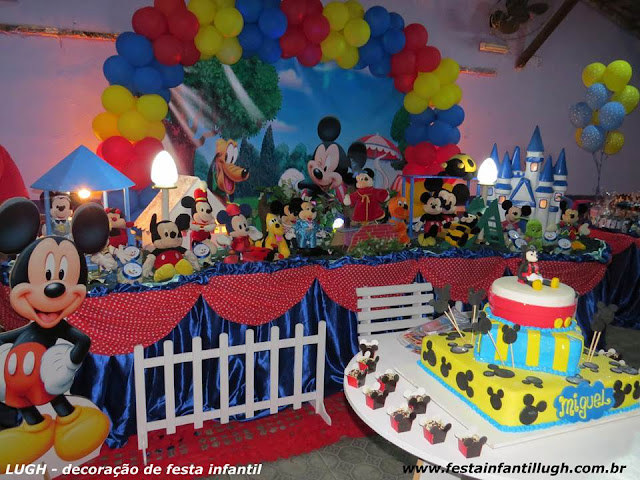 Mickey Mouse - Decoração tradicional luxo - detalhes imagem 05 Decoração infantil Mickey Mouse