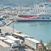 Πρόσδεση πλοίου  ..  μετ' εμποδίων  στο λιμάνι Ηγουμενίτσας 