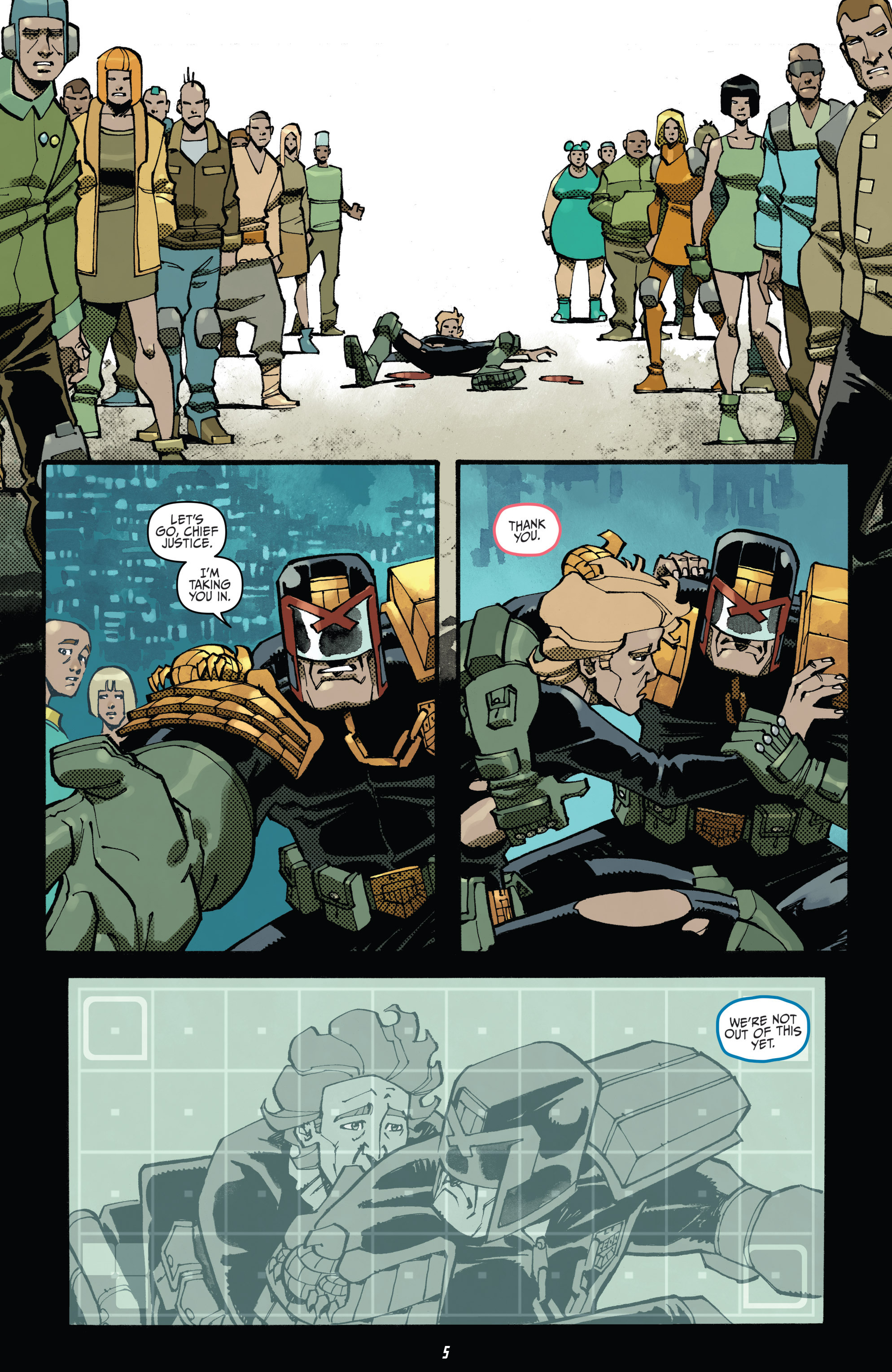 Read online Judge Dredd (2012) comic -  Issue #30 - 7