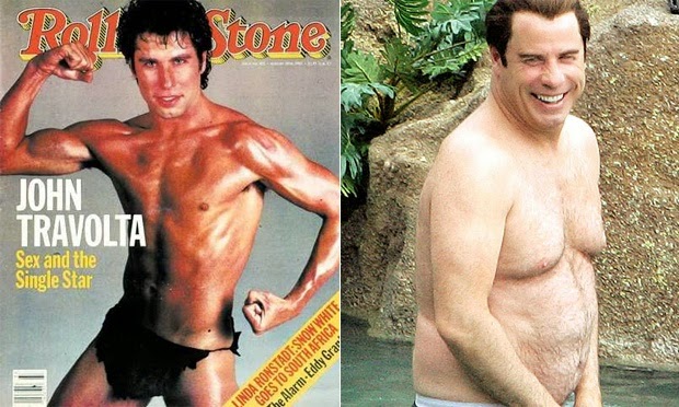O antes e depois dos famosos que ficaram barrigudos