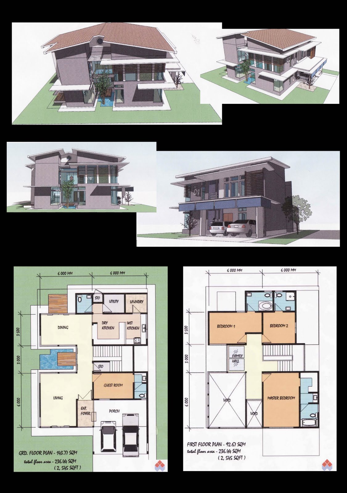  Plan Rumah Banglo  2 Tingkat Design Rumah  Terkini