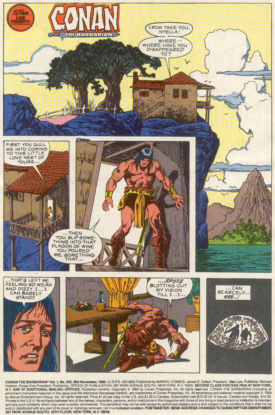 Read online Conan the Barbarian (1970) comic -  Issue #225 - 2
