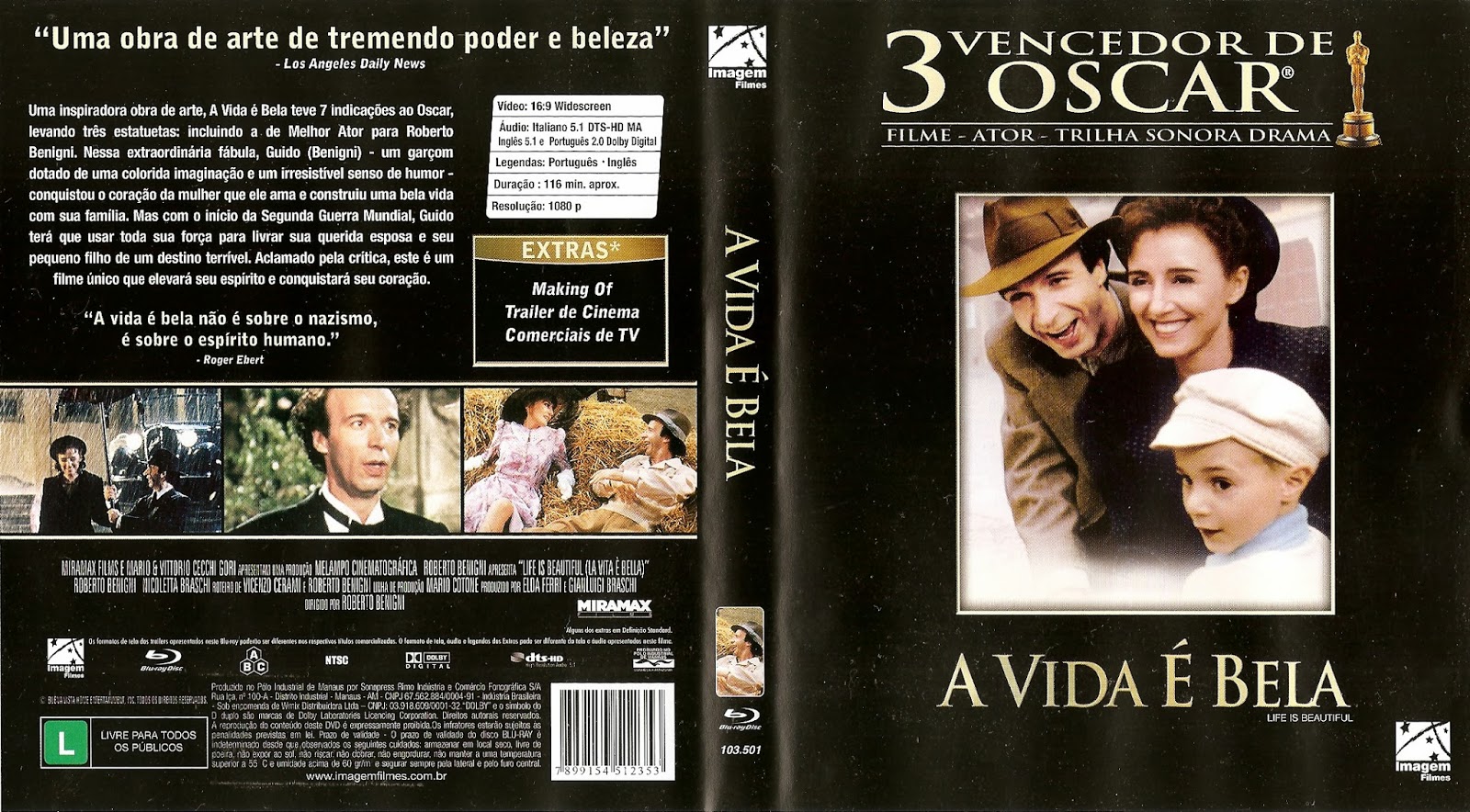 Capa do Filme A Vida é Bela Sam Capes Capa do Filme A Vida é Bela Sam Capes