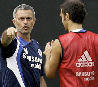 Mourinho and Carvalho clashed in 2005 in Chelsea