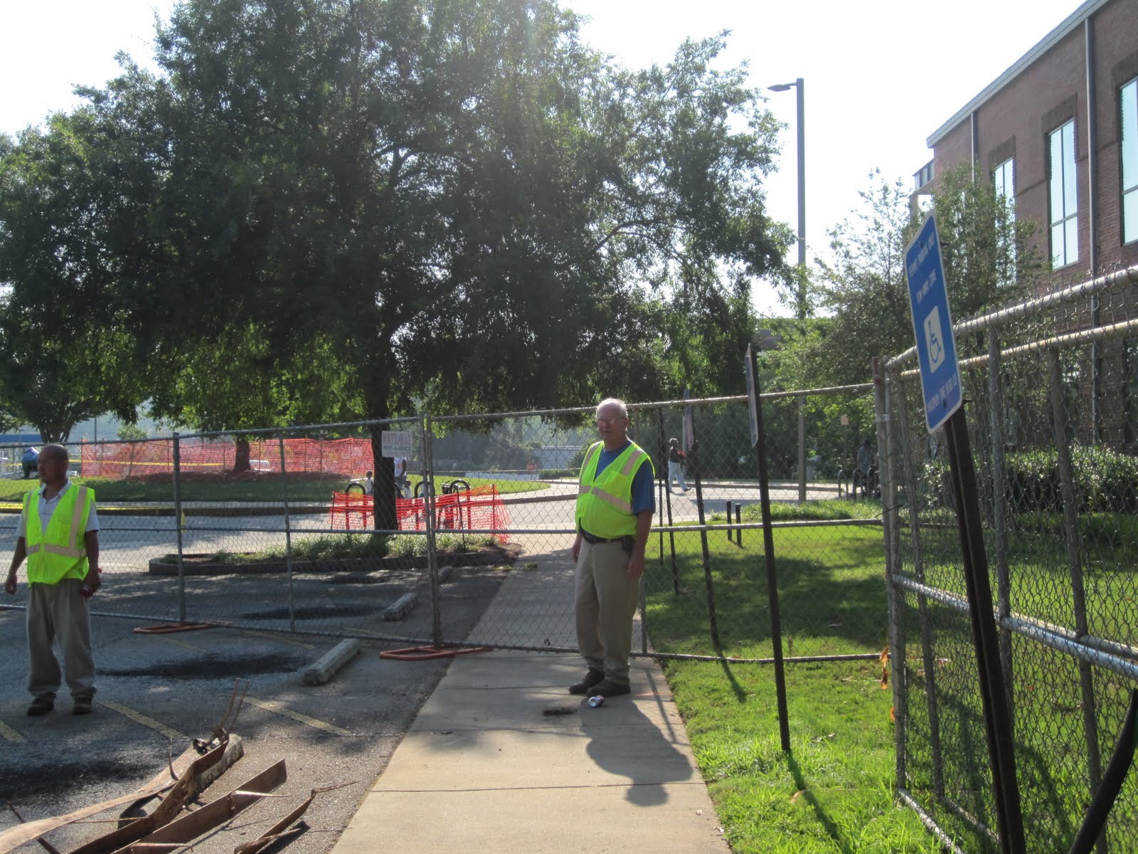The Athens-Clarke Co. Library Building Renovation: Temporary Entrance ...