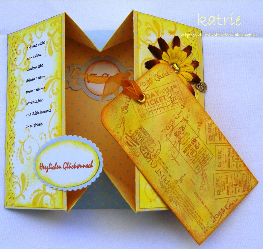 Karin's Bastelseite: Box Card für Jugendweihe