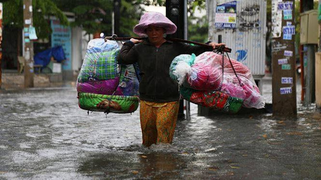 Ngập nước ở Hồ Chí Minh