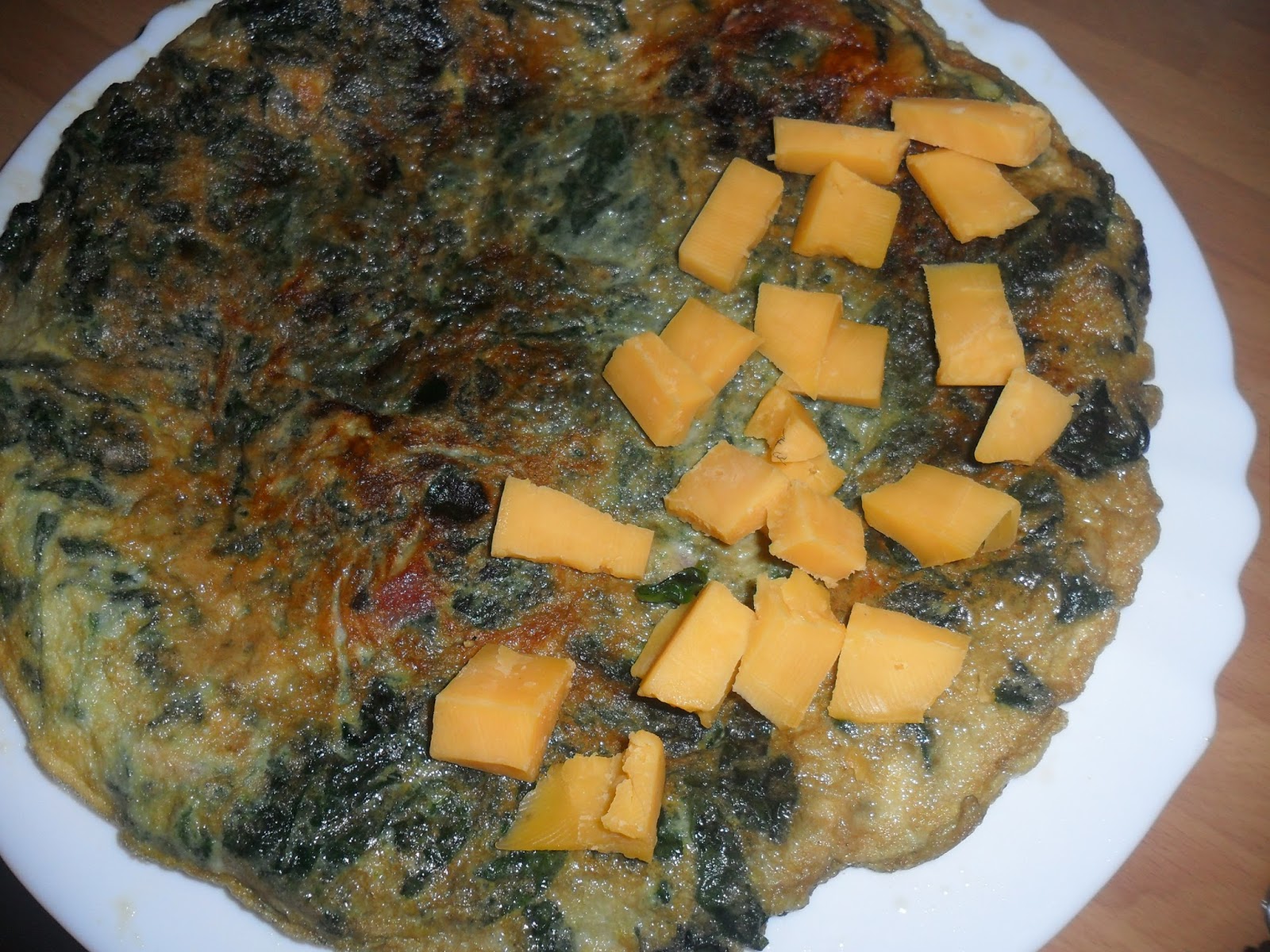 DORIS MIS COSILLAS TORTILLA DE ESPINACAS RELLENA PARA DIPEAR A LAS