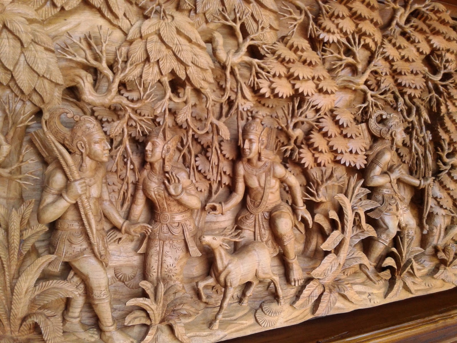 Gallery Seni Ukiran Kayu Relief Ramayana Kayu Jati Suatu Karya Seni