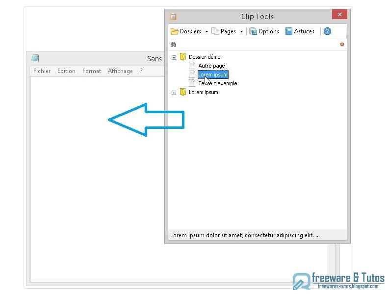 Clip Tools un logiciel gratuit pour gérer vos mémos