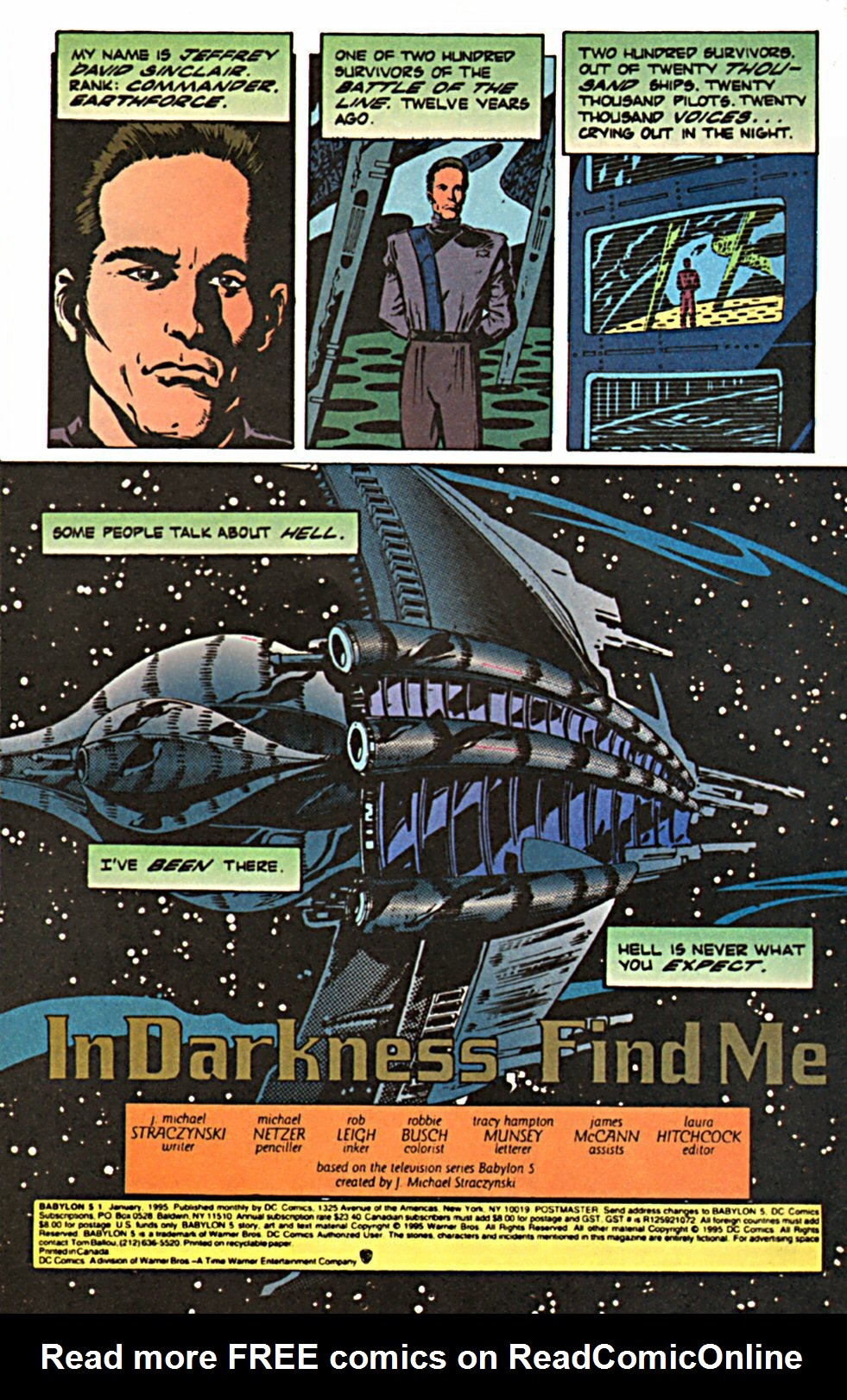 Read online Babylon 5 (1995) comic -  Issue #1 - 6