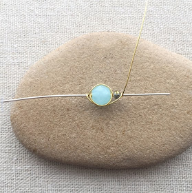 Free tutorial: Herringbone Wire Weave with Beads - Lisa Yang's Jewelry Blog