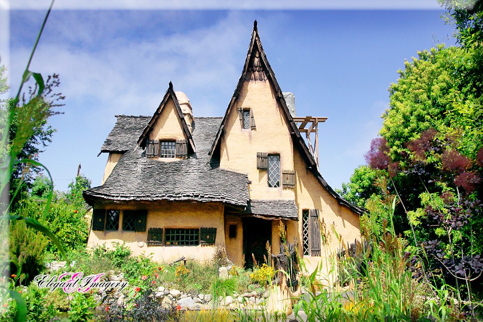 The Famous Witch's House in Beverly Hills, California