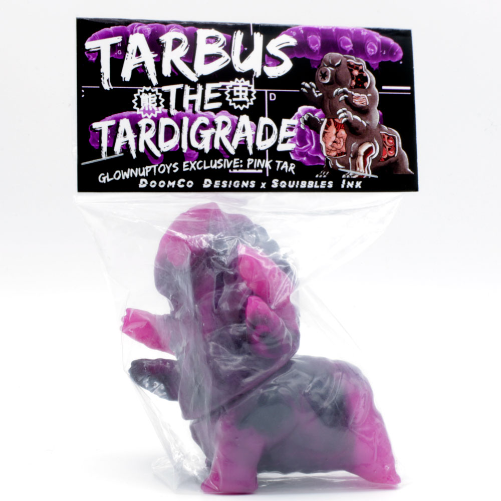 DoomCo Designs, Marbled, SpankyStokes, Soft Vinyl, Limited Edition, Designer, Pink Tar Glownup Toys exclusive Tarbus the Tardigrade by DoomCo Designs