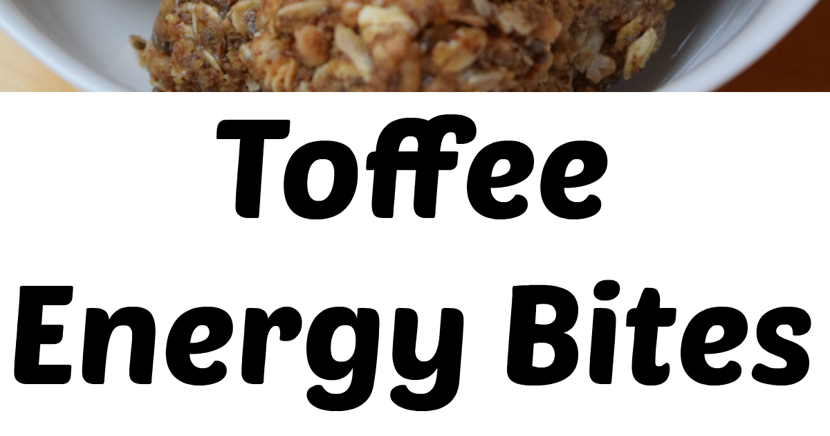 Toffee Energy Bites Anchors Aweigh