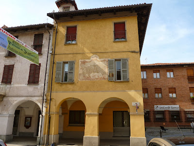 Sundial in Cherasco, Italy